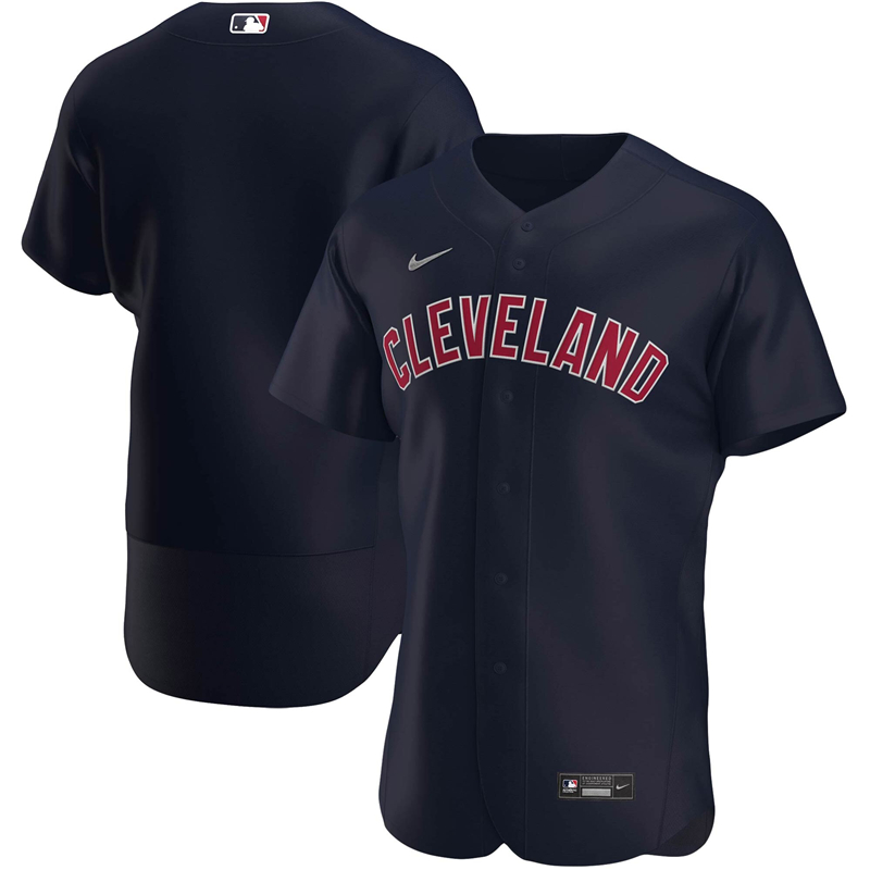 2020 MLB Men Cleveland Indians Nike Red Alternate 2020 Authentic Official Team Jersey 1